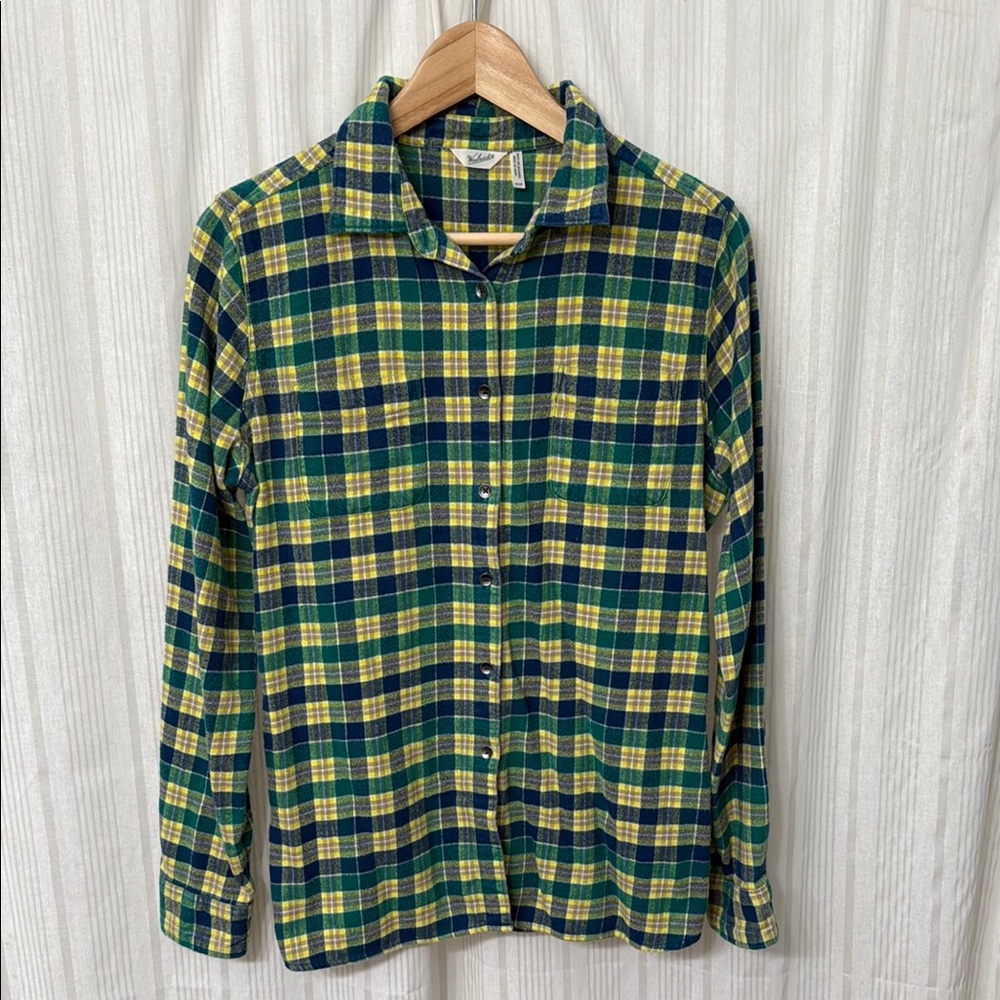 Woolrich Plaid Button Up Collared Flannel
